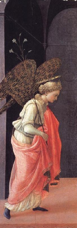 The Annunciation:The Angel, Fra Filippo Lippi